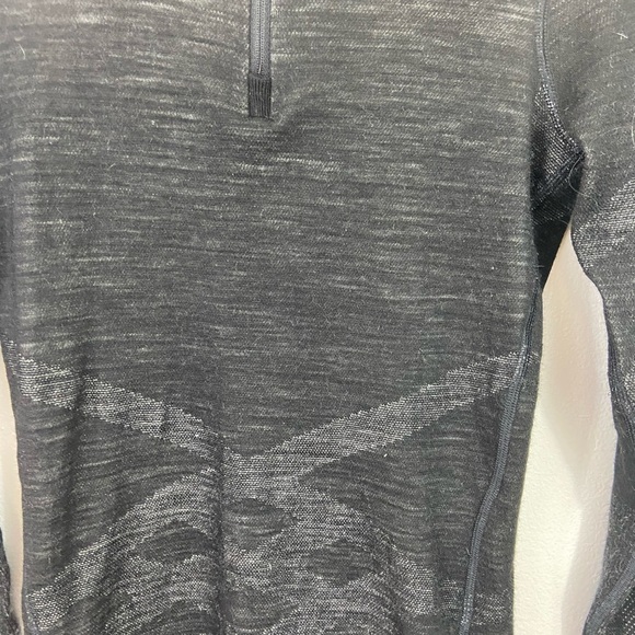 Smartwool Intraknit 200 Quarter Zip
Top Thermal Wool Blend Base Layer Sz S Black - Picture 4 of 12
